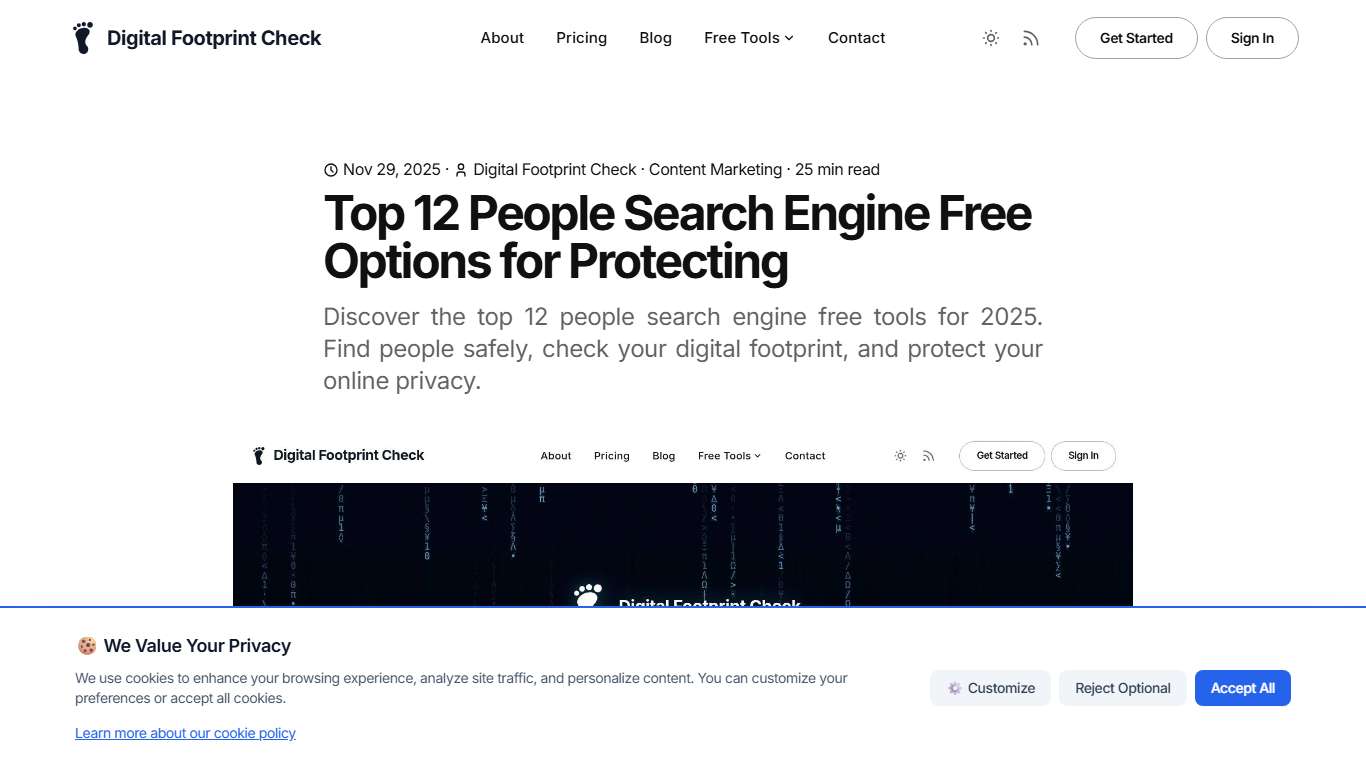 Top 12 People Search Engine Free Options for Protecting | DFC